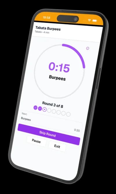 Workout Roulette App Preview